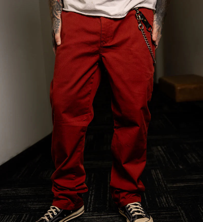 925 CHINO PANT CHERRY MAHOGANY