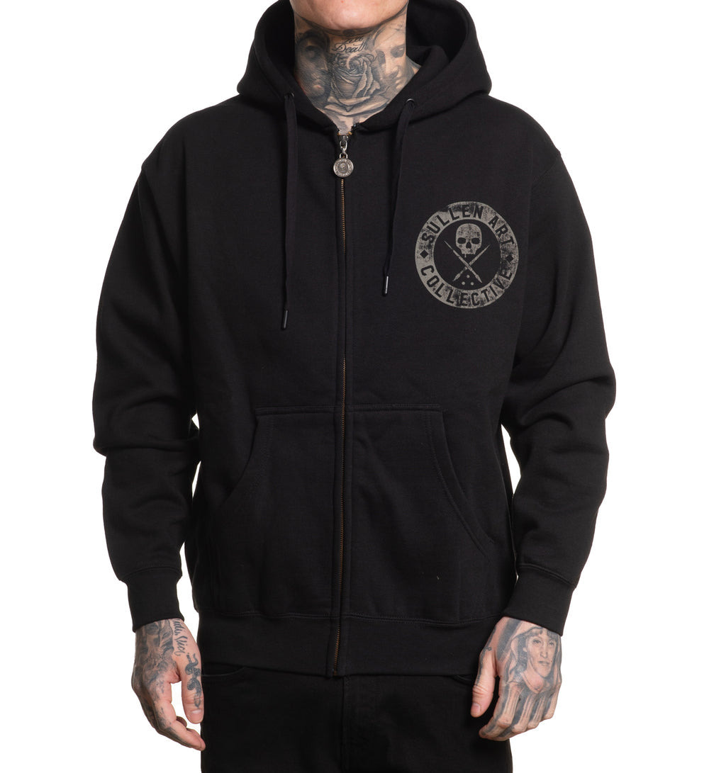 BADGE OF HONOR ZIP HOODIE