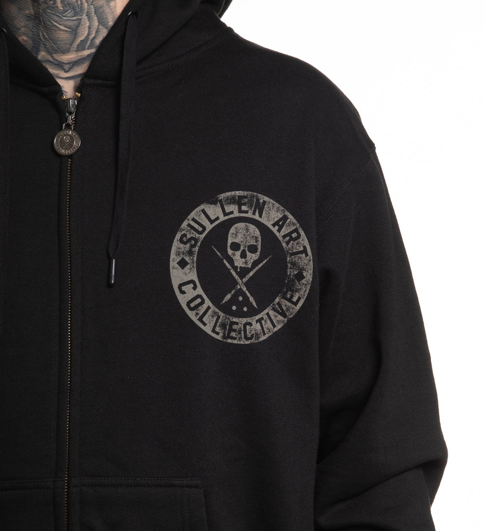 BADGE OF HONOR ZIP HOODIE
