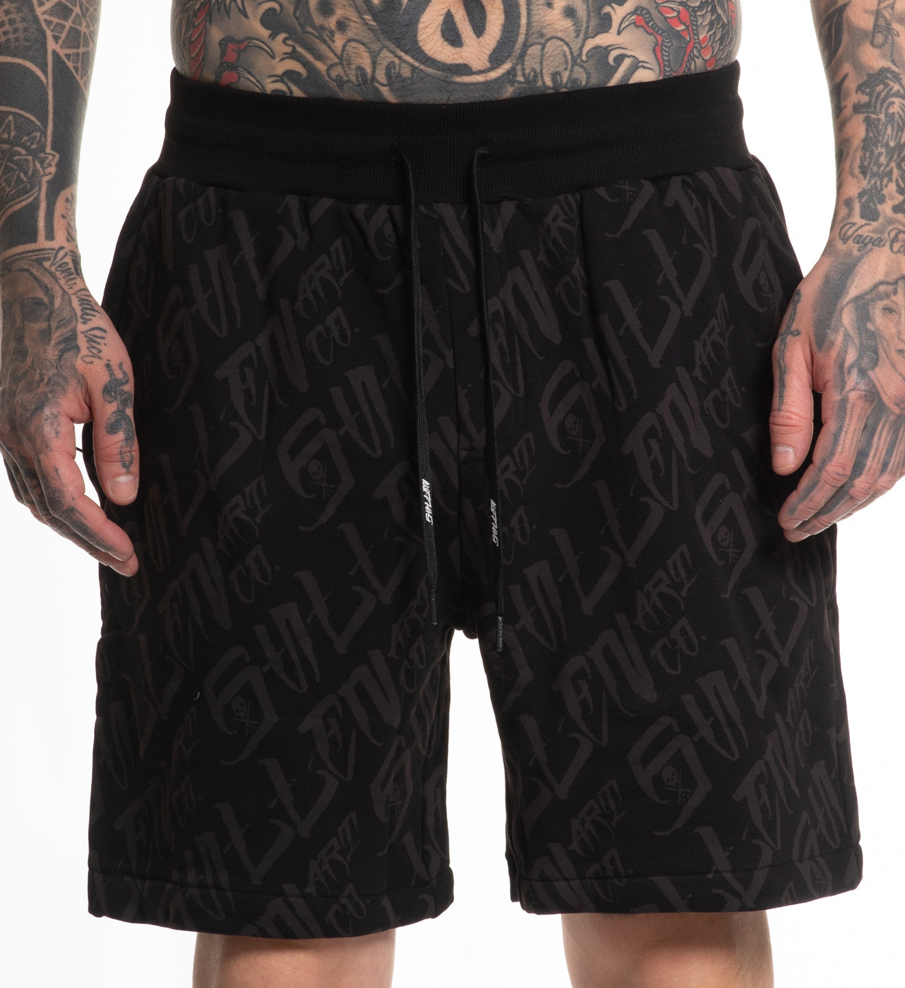 SLEEP REAPERS KNIT SHORT BLACK