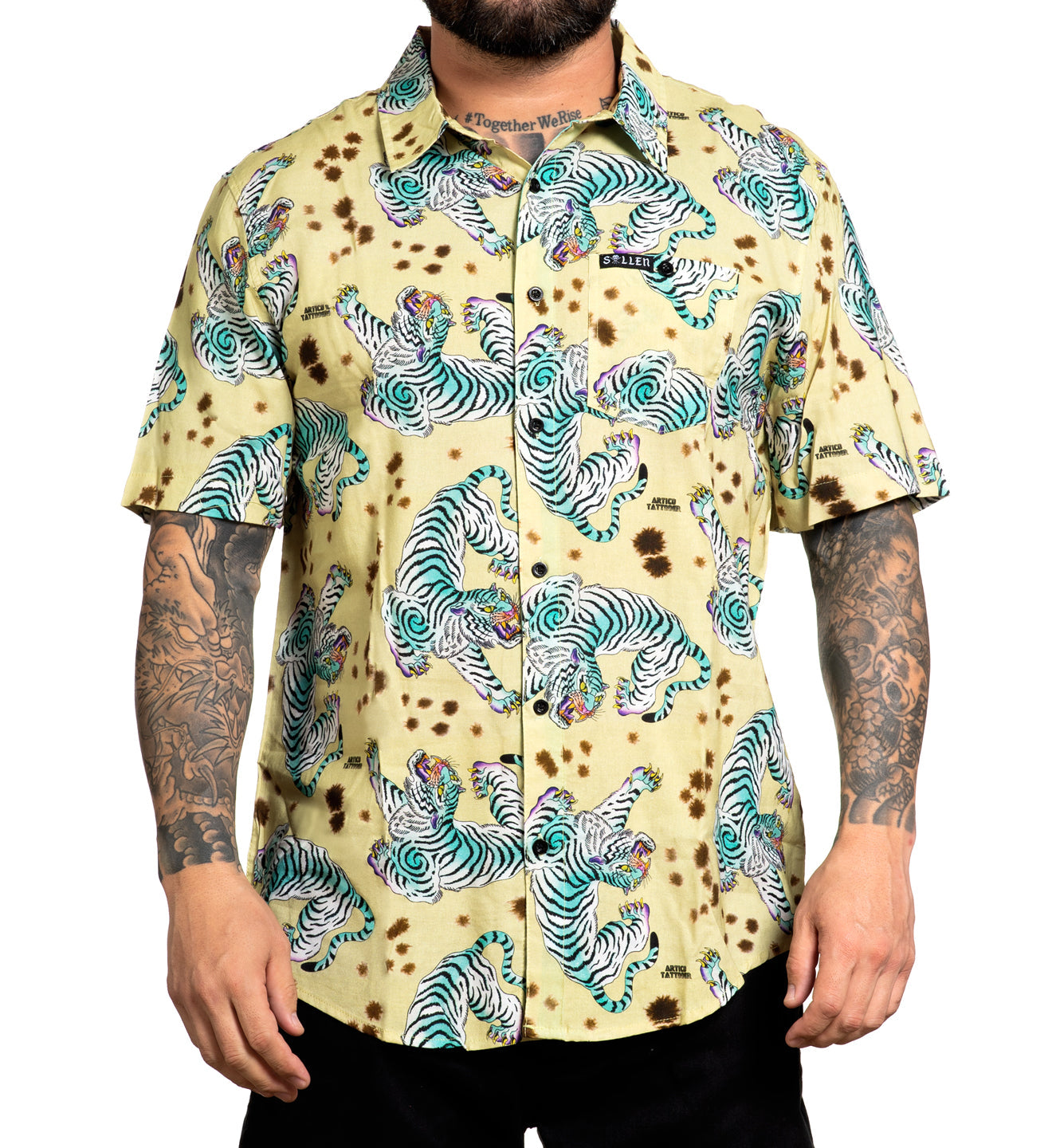 TURQUOISE TIGER WOVEN