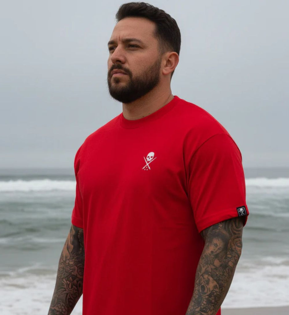 STANDARD ISSUE TEE RED/WHITE