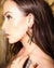 SOLID BADGE EARRINGS - GOLD