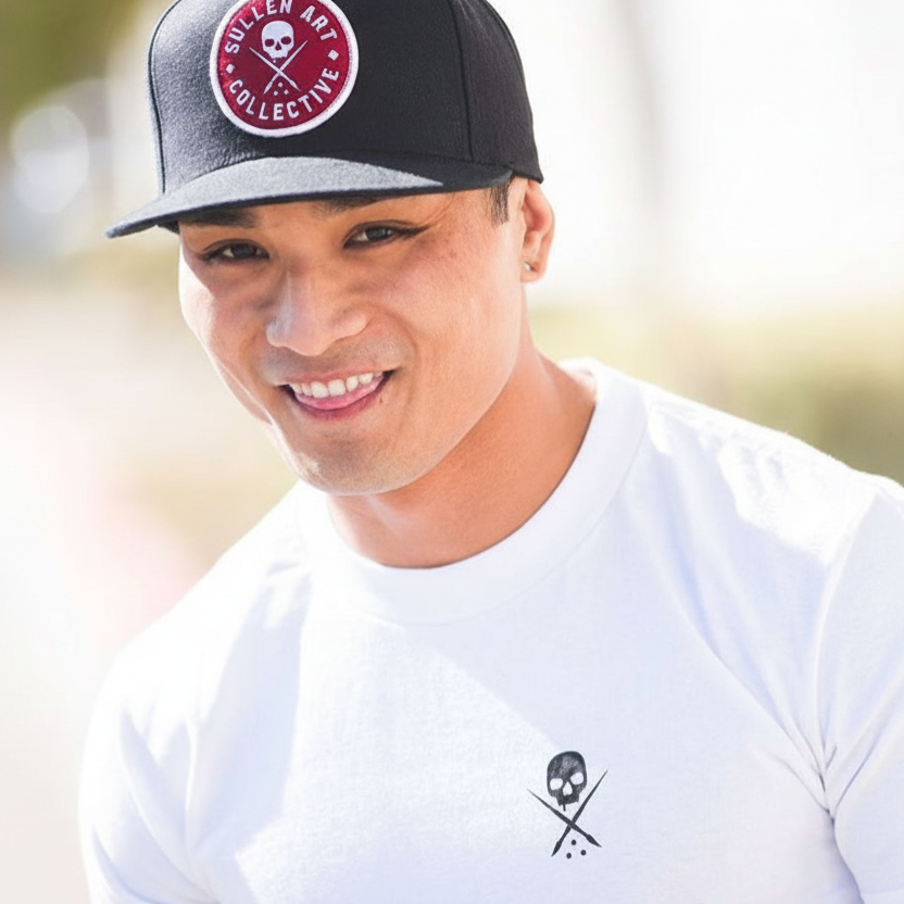 STANDARD ISSUE TEE WHITE/BLACK