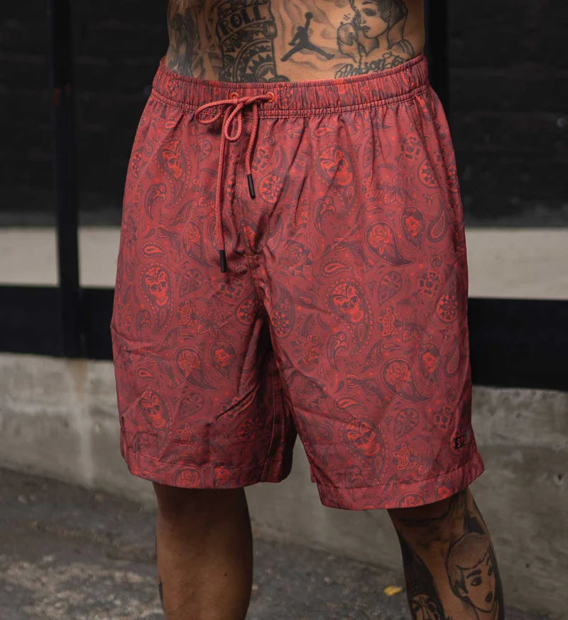MEXICALI E-WAIST BOARDSHORT RED