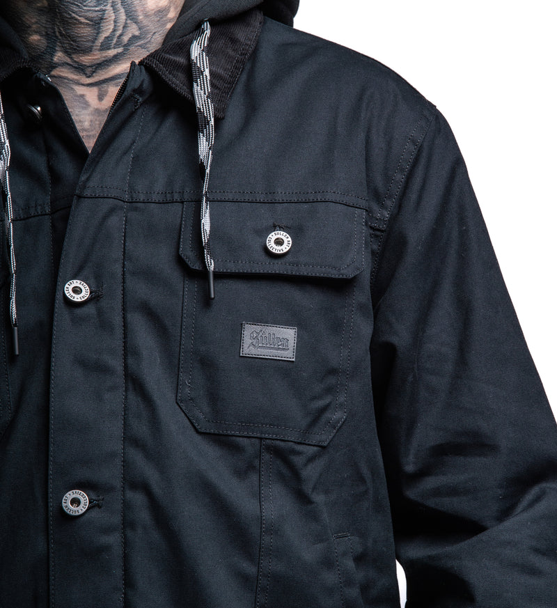 SURVIVALIST DUCK CANVAS JACKET BLACK