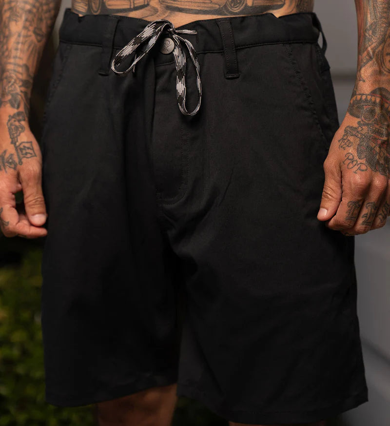 VERANO HYBRID WALKSHORTS - BLACK