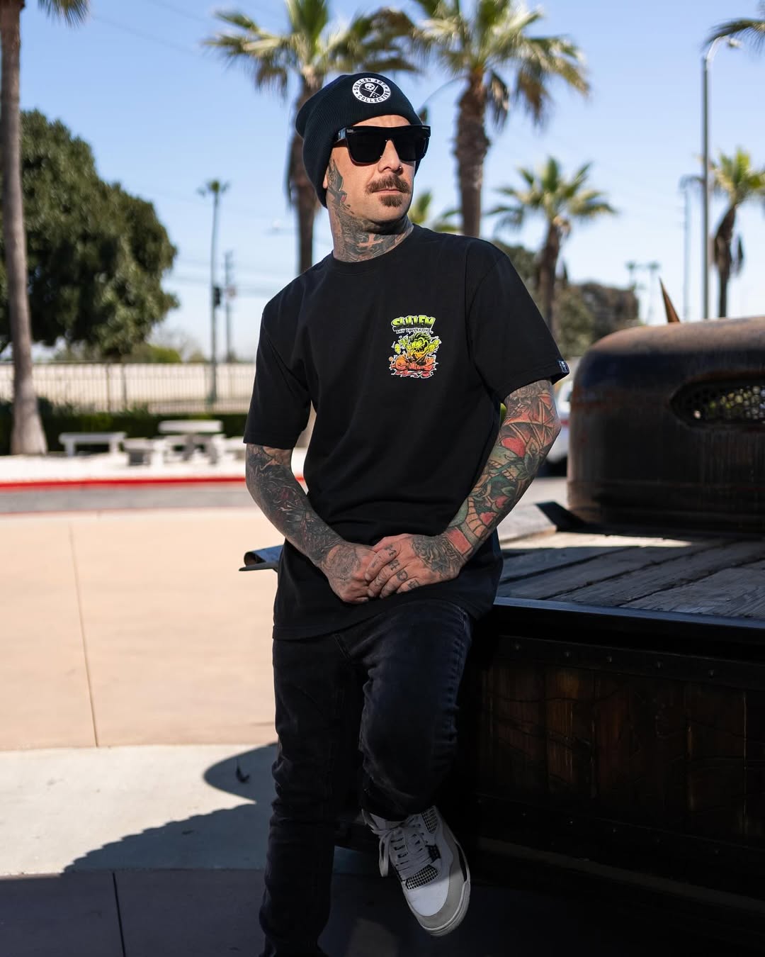 WEIRDO ROTARY BK PREMIUM TEE