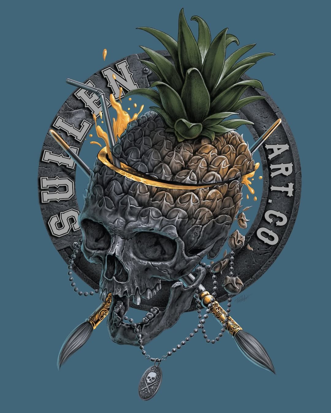 SLICED PINEAPPLE PREMIUM TEE