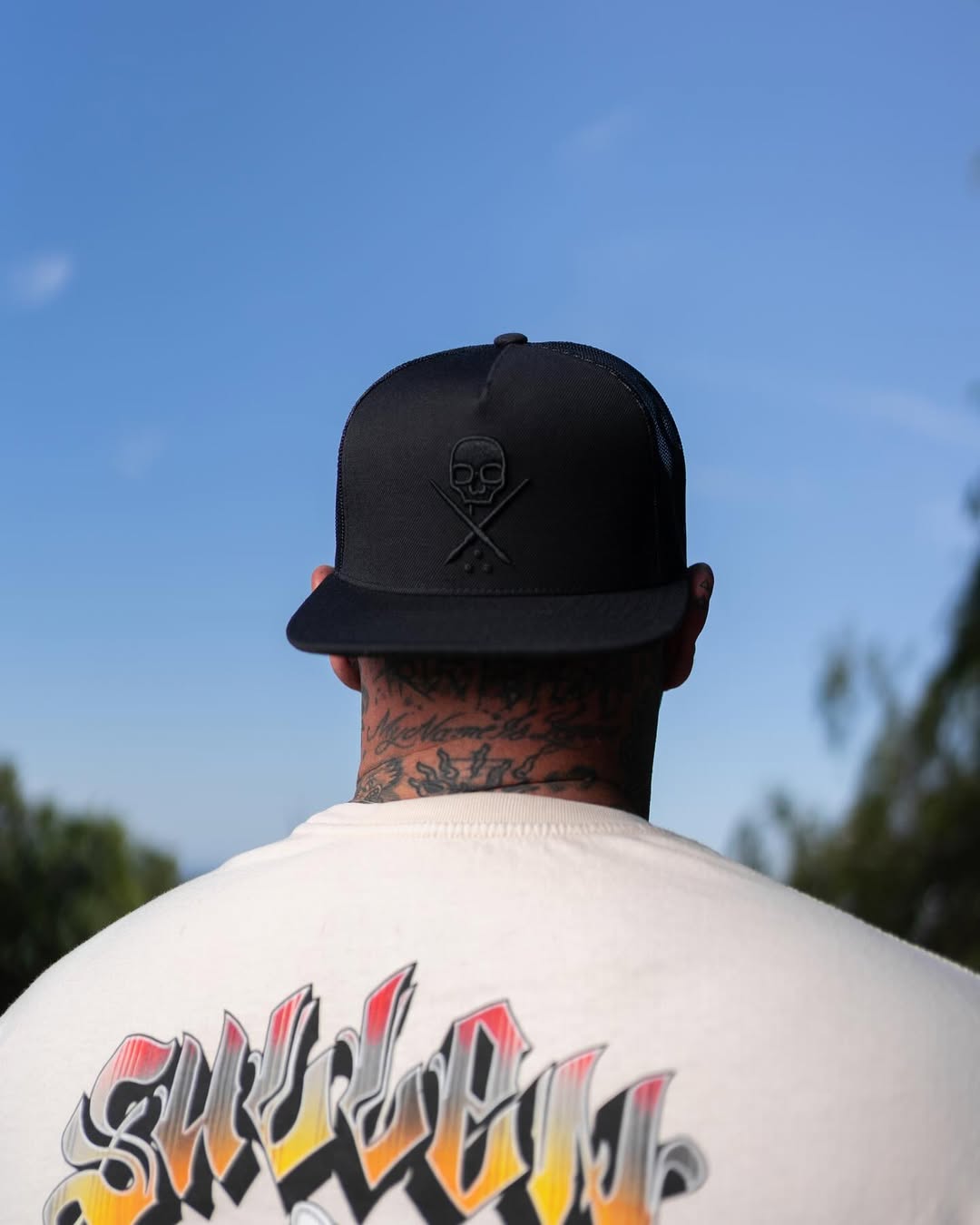 BADGE MESH SNAPBACK BKBK