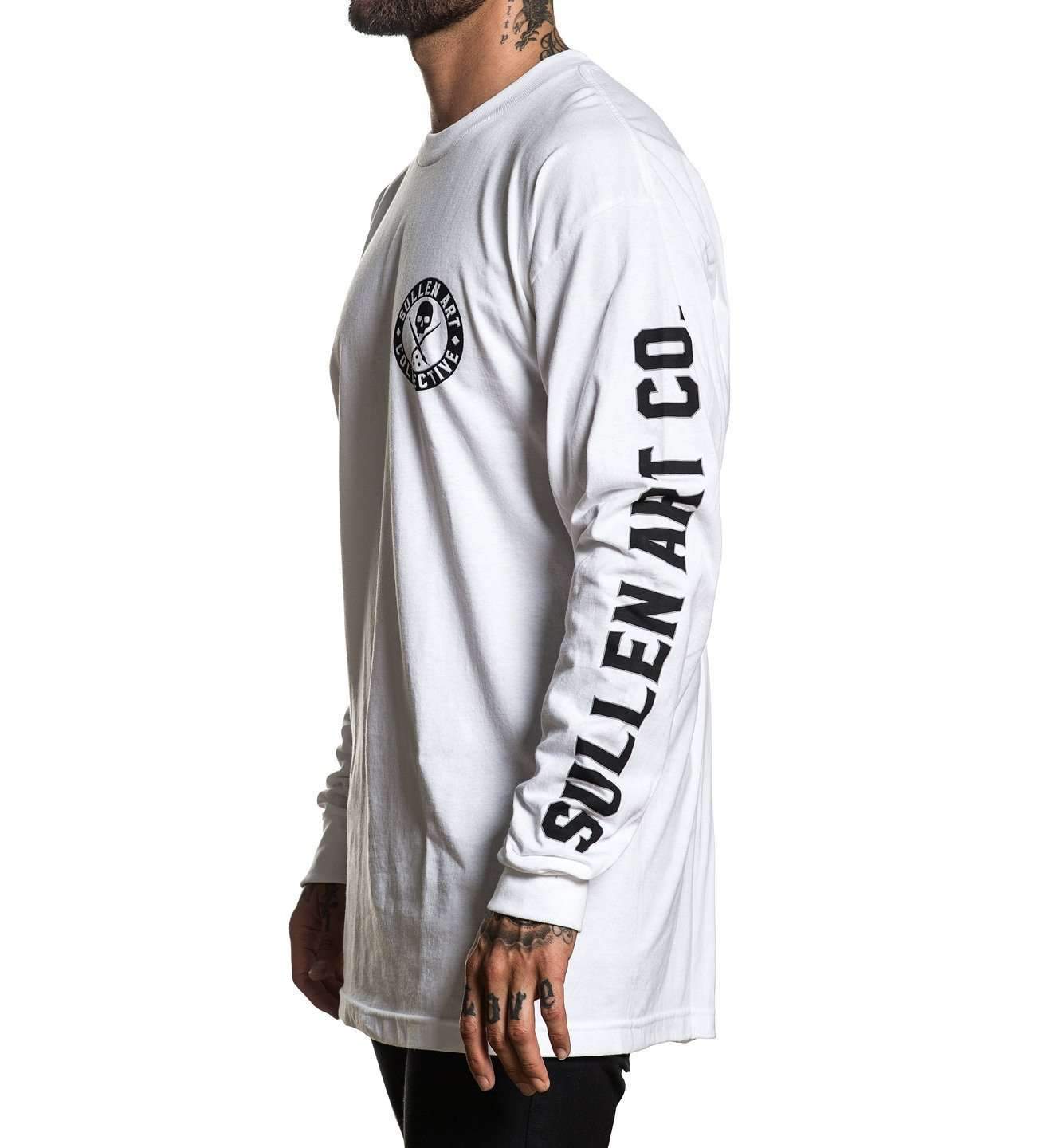 BADGE OF HONOR WHITE LONG SLEEVE