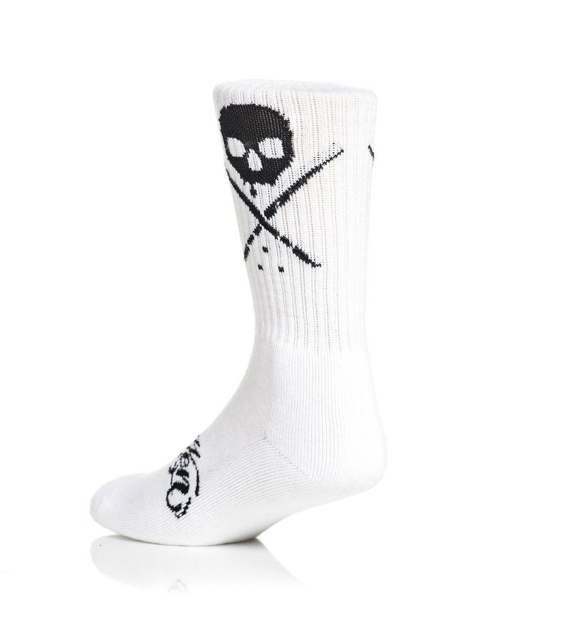 STANDARD ISSUE SOCKS WHITE BLACK