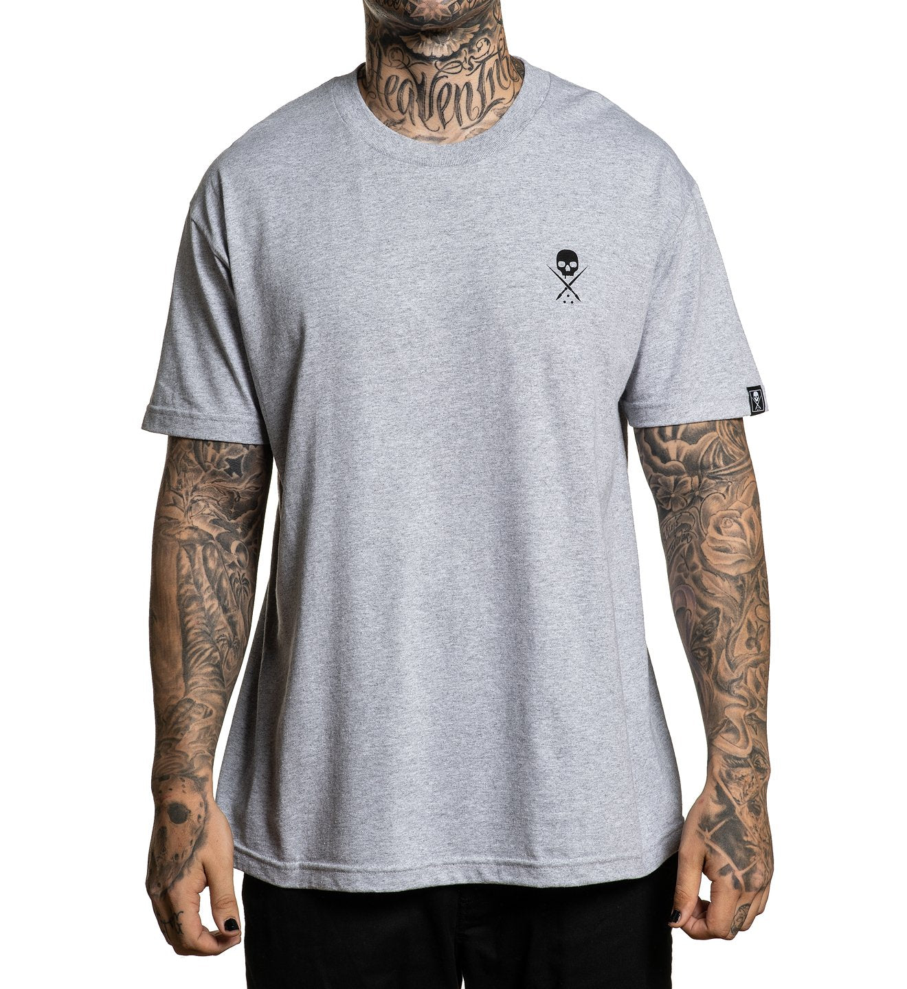 STANDARD ISSUE TEE HEATHER BLACK/GREY