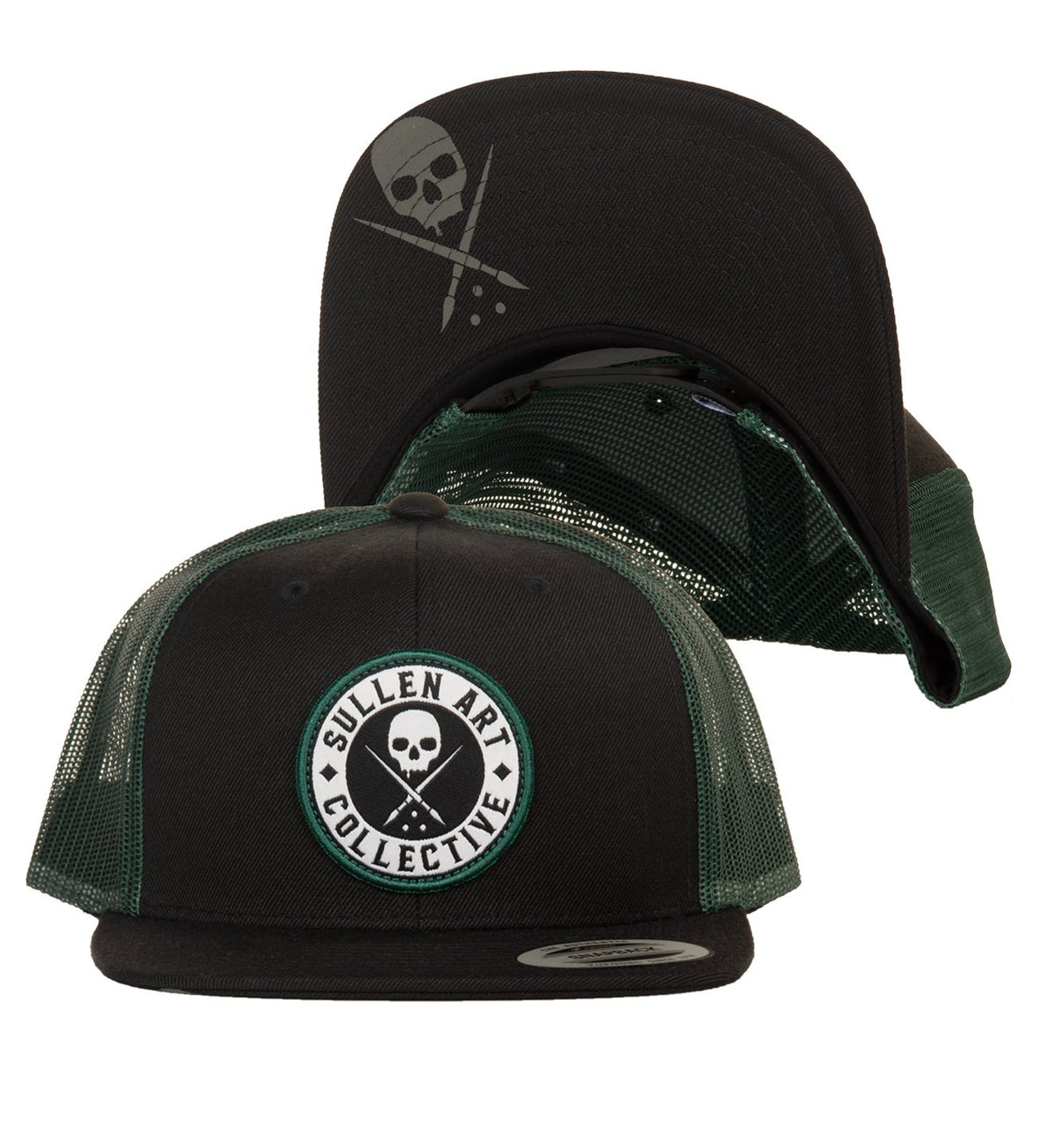 BOH MESH HAT BLACK/GREEN