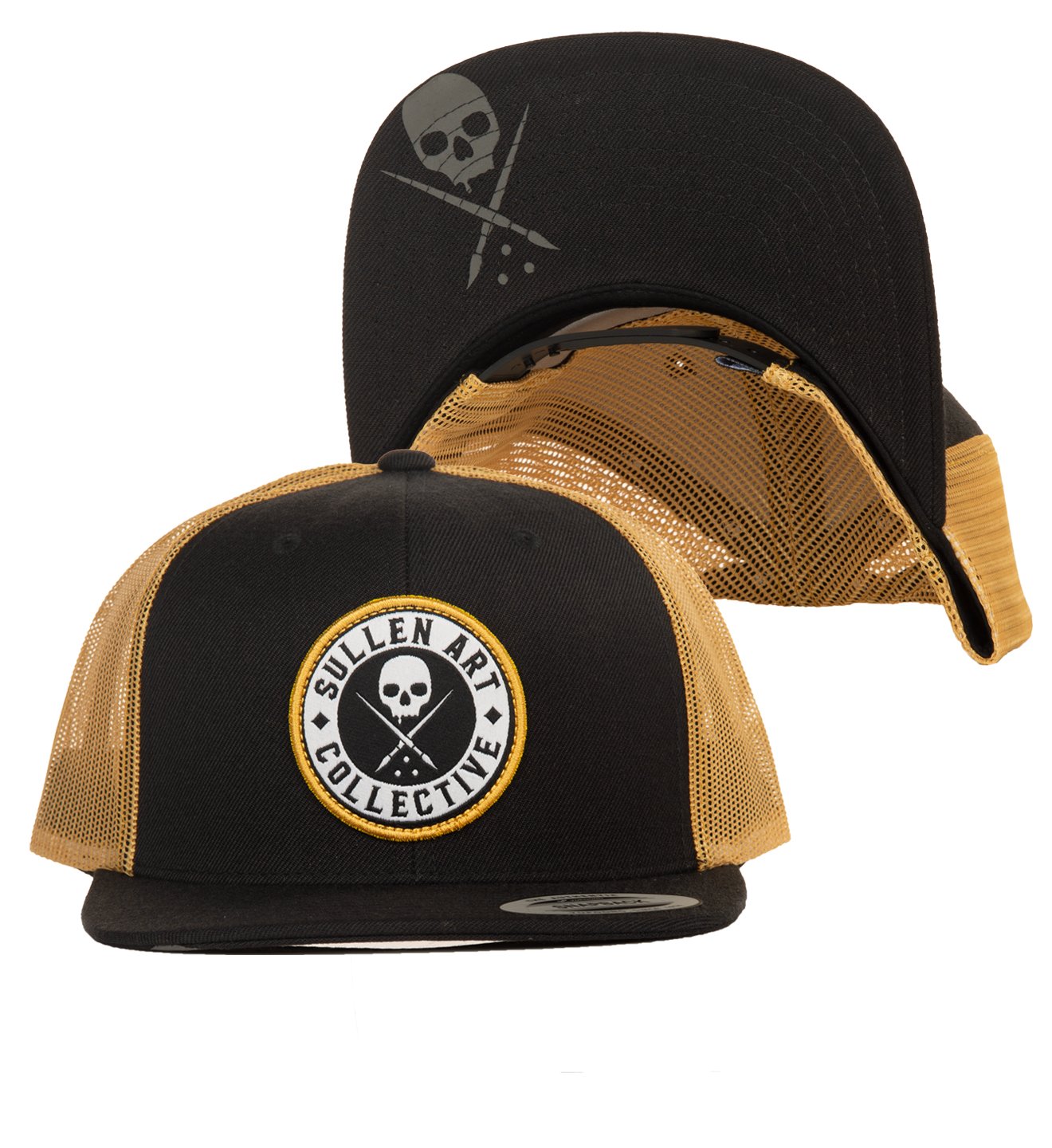 BOH MESH SNAPBACK BLACK/YELLOW