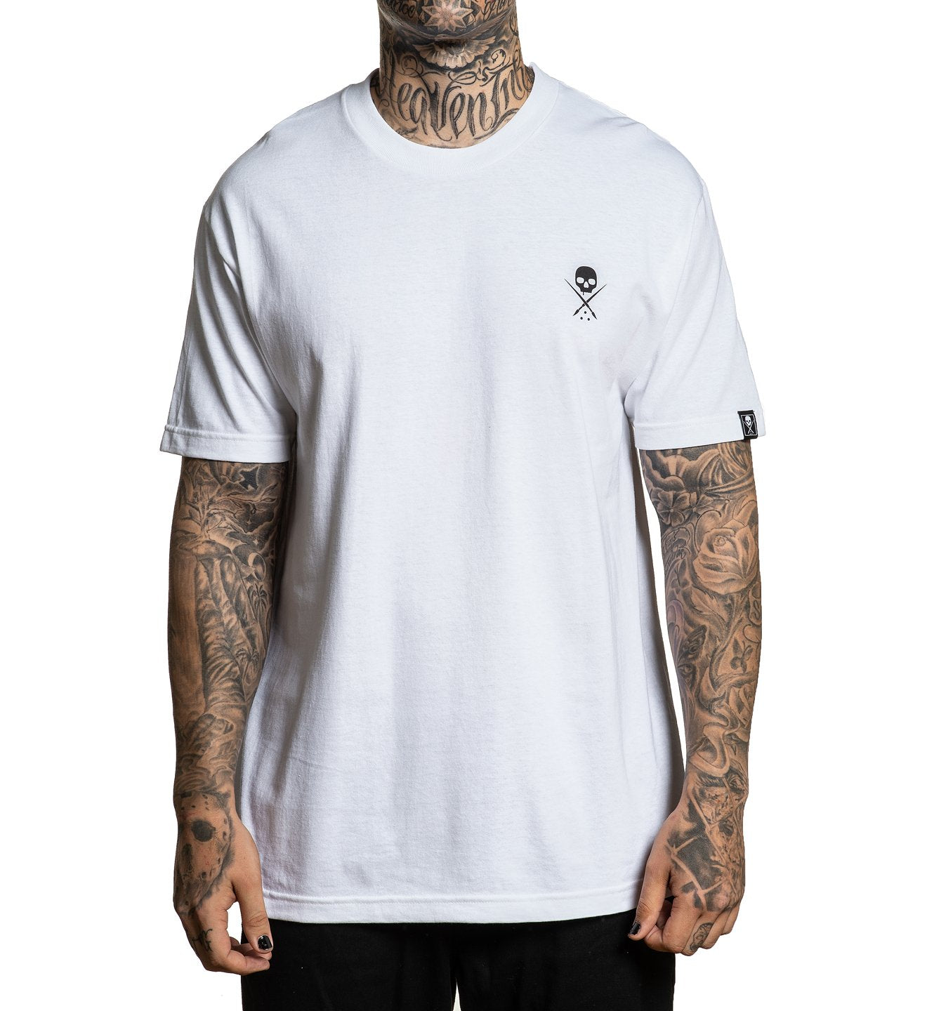 STANDARD ISSUE TEE WHITE/BLACK